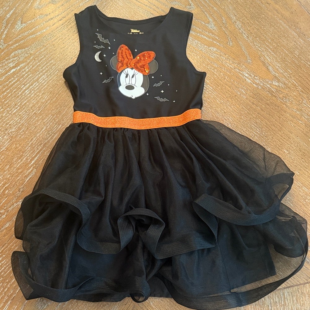 Disney Black and Orange Minnie Mouse Tulle Dress